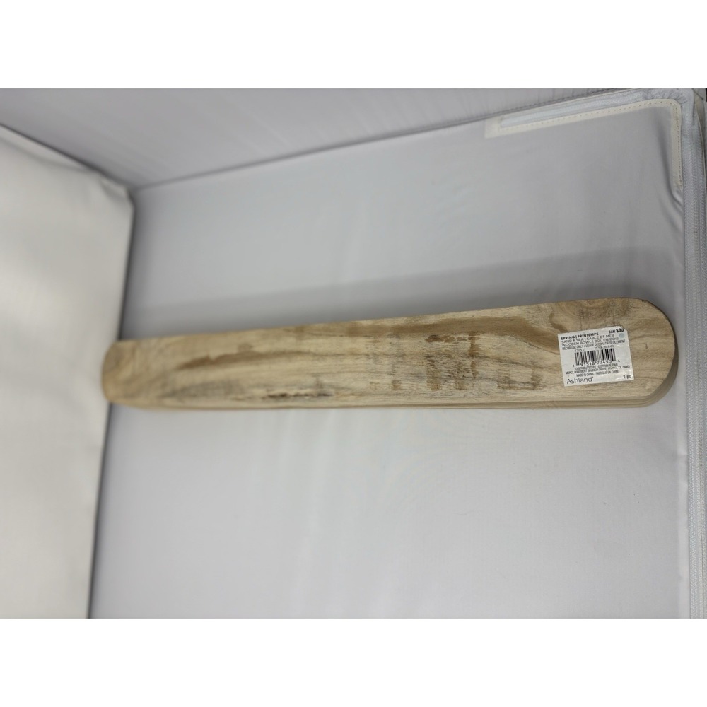Ashland Natural Wood Sand & See Wooden Bowl Trench Decor  22"x3" Farmhouse - Picture 8 of 9